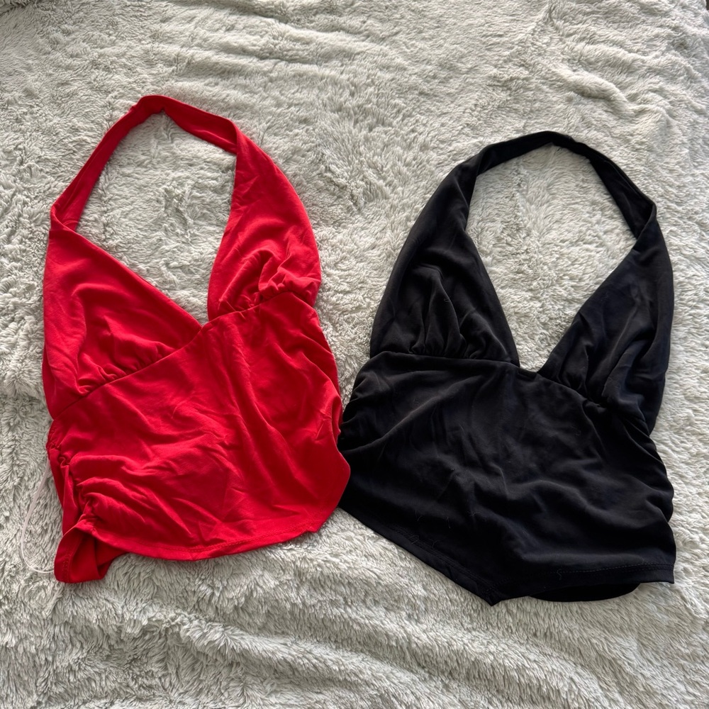 Urban Outfitters Red Halter Top
